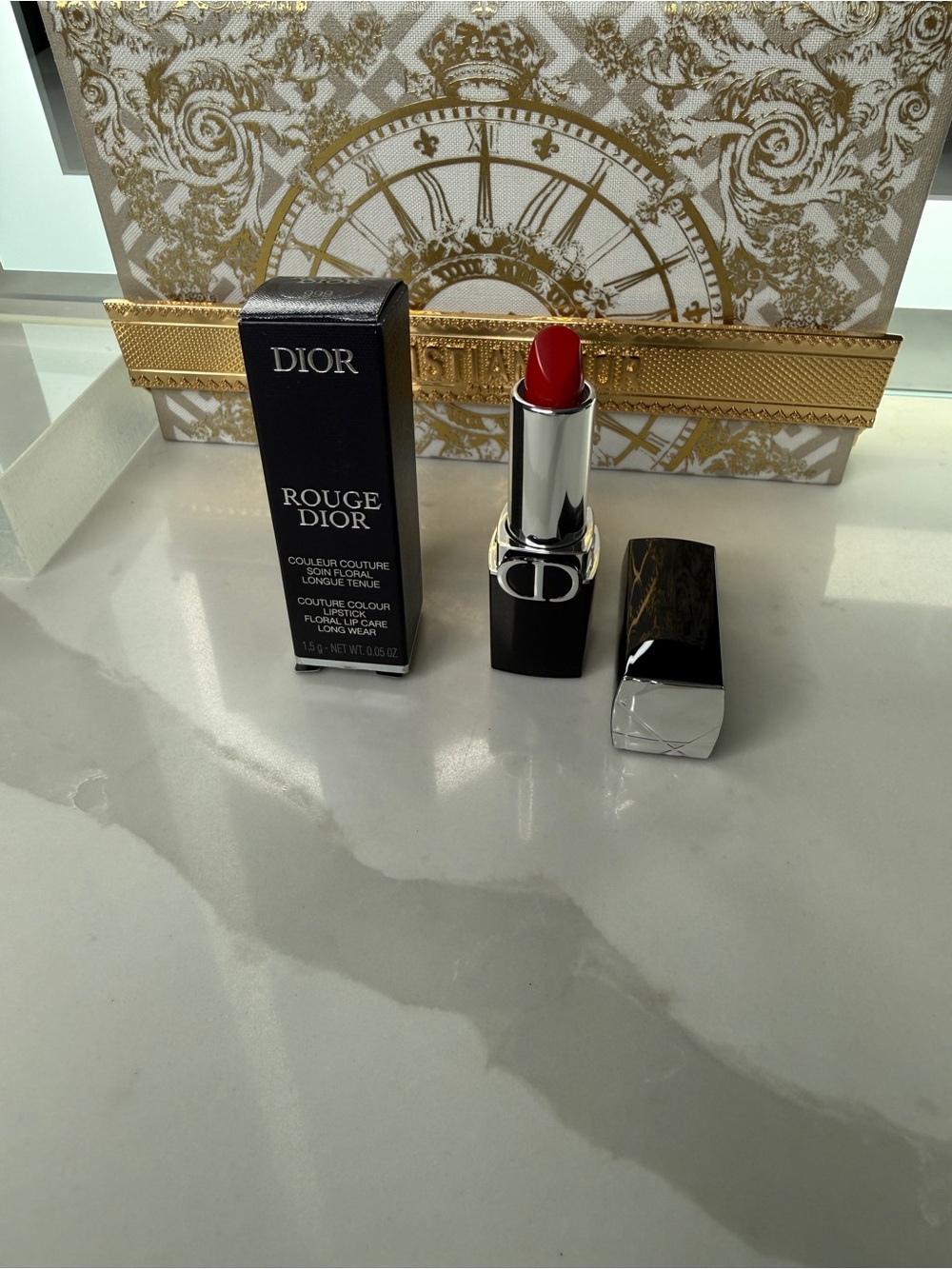 Dior Rouge Dior Lipstick in Bright Red - Picture 1 of 6